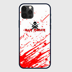 Чехол для iPhone 12 Pro Max Iron Maiden rock Senjutsu, цвет: 3D-черный