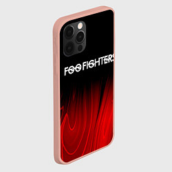 Чехол для iPhone 12 Pro Max Foo Fighters red plasma, цвет: 3D-светло-розовый — фото 2