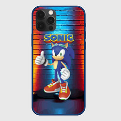 Чехол iPhone 12 Pro Max Sonic - Hedgehog - Video game - жест