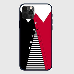 Чехол для iPhone 12 Pro Max Праздничный новогодний карнавальный костюм Буратин, цвет: 3D-черный