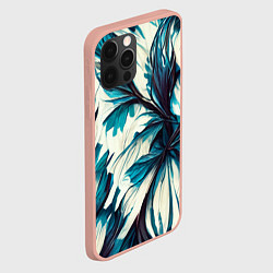 Чехол для iPhone 12 Pro Max Абстрактные цветочные узоры, цвет: 3D-светло-розовый — фото 2