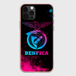 Чехол iPhone 12 Pro Max Benfica - neon gradient