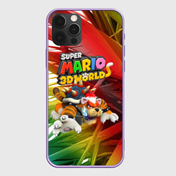 Чехол для iPhone 12 Pro Max Tiger-Bowser - Super Mario 3D World, цвет: 3D-сиреневый