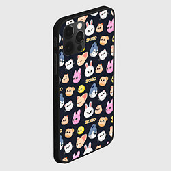 Чехол для iPhone 12 Pro Max Skzoo pattern, цвет: 3D-черный — фото 2