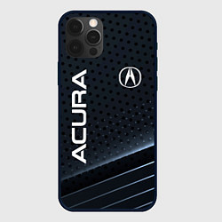 Чехол iPhone 12 Pro Max Acura карбон