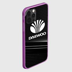 Чехол для iPhone 12 Pro Max Daewoo Абстракция, цвет: 3D-сиреневый — фото 2