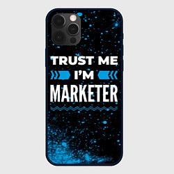 Чехол iPhone 12 Pro Max Trust me Im marketer dark