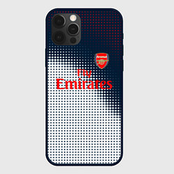 Чехол для iPhone 12 Pro Max Arsenal logo абстракция, цвет: 3D-черный