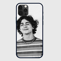 Чехол iPhone 12 Pro Max Timothee Chalamet black white photo