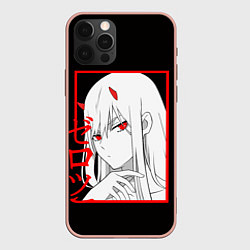 Чехол для iPhone 12 Pro Max Darling in the Franxx: 02, цвет: 3D-светло-розовый