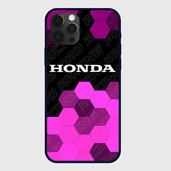 Чехол для iPhone 12 Pro Max Honda pro racing: символ сверху, цвет: 3D-черный