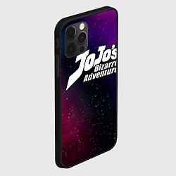 Чехол для iPhone 12 Pro Max JoJo Bizarre Adventure gradient space, цвет: 3D-черный — фото 2