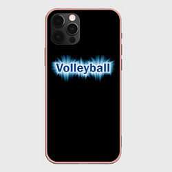 Чехол для iPhone 12 Pro Max Любителю волейбола, цвет: 3D-светло-розовый