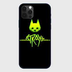 Чехол iPhone 12 Pro Max Stray green neon