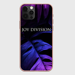 Чехол для iPhone 12 Pro Max Joy Division neon monstera, цвет: 3D-светло-розовый