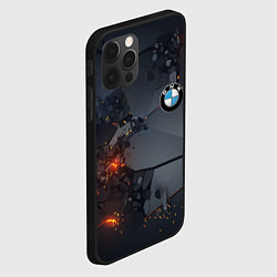 Чехол для iPhone 12 Pro Max BMW explosion, цвет: 3D-черный — фото 2