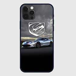 Чехол iPhone 12 Pro Max Dodge Viper ACR - 645 лошадок - трековые гонки