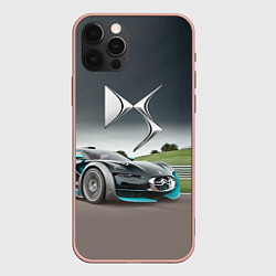 Чехол для iPhone 12 Pro Max Citroen DS Spirit - скоростной режим, цвет: 3D-светло-розовый