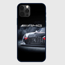 Чехол iPhone 12 Pro Max Mercedes AMG - racing team - motorsport