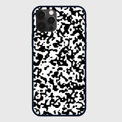 Чехол для iPhone 12 Pro Max Камуфляж Cowskin мелкий, цвет: 3D-черный