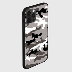 Чехол для iPhone 12 Pro Max Камуфляж Urban крупный, цвет: 3D-черный — фото 2