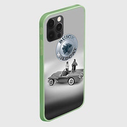 Чехол для iPhone 12 Pro Max Buick Wildcat - cabriolet - Retro, цвет: 3D-салатовый — фото 2