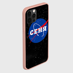 Чехол для iPhone 12 Pro Max Сеня Наса космос, цвет: 3D-светло-розовый — фото 2