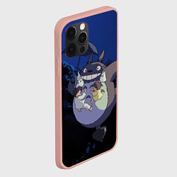 Чехол для iPhone 12 Pro Max Night flight Totoro, цвет: 3D-светло-розовый — фото 2