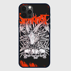 Чехол iPhone 12 Pro Max Slipknot черепа