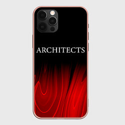 Чехол для iPhone 12 Pro Max Architects red plasma, цвет: 3D-светло-розовый
