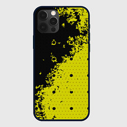 Чехол iPhone 12 Pro Max Black & Yellow