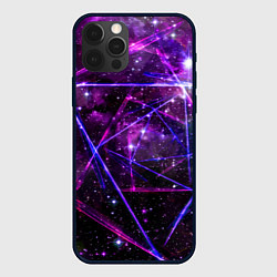 Чехол iPhone 12 Pro Max Triangle space - Neon - Geometry