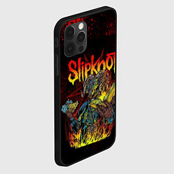 Чехол для iPhone 12 Pro Max Slipknot Monster, цвет: 3D-черный — фото 2