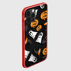 Чехол для iPhone 12 Pro Max Halloween 31 окт, цвет: 3D-красный — фото 2