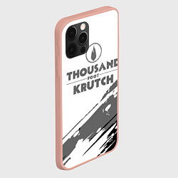 Чехол для iPhone 12 Pro Max Thousand Foot Krutch логотип, цвет: 3D-светло-розовый — фото 2