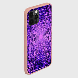 Чехол для iPhone 12 Pro Max Фантастические фиолетовые лучи, цвет: 3D-светло-розовый — фото 2