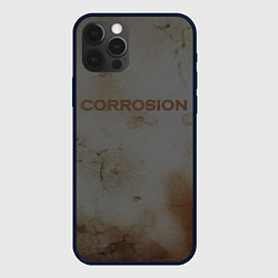 Чехол для iPhone 12 Pro Max Corrosion - рыжая ржавчина, цвет: 3D-черный