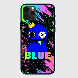 Чехол для iPhone 12 Pro Max Rainbow Friends - Blue, цвет: 3D-черный