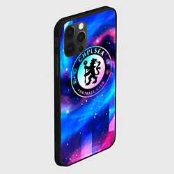 Чехол для iPhone 12 Pro Max Chelsea неоновый космос, цвет: 3D-черный — фото 2