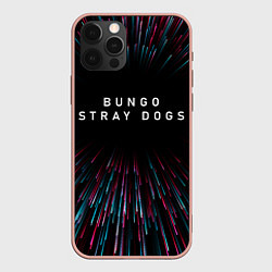 Чехол для iPhone 12 Pro Max Bungo Stray Dogs infinity, цвет: 3D-светло-розовый