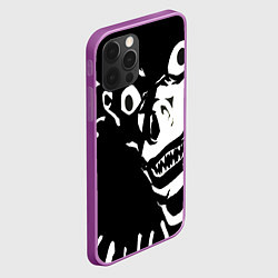 Чехол для iPhone 12 Pro Max Death Note - Рюк, цвет: 3D-сиреневый — фото 2