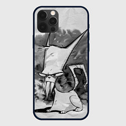 Чехол для iPhone 12 Pro Max Кот зловред - червяк джим, цвет: 3D-черный