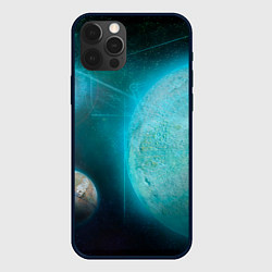 Чехол для iPhone 12 Pro Max Космос и планеты, цвет: 3D-черный