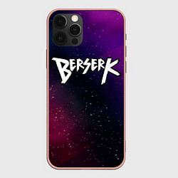 Чехол для iPhone 12 Pro Max Berserk gradient space, цвет: 3D-светло-розовый
