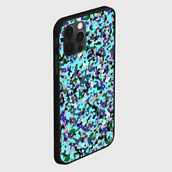 Чехол для iPhone 12 Pro Max Абстрактные разноцветные пятна, цвет: 3D-черный — фото 2