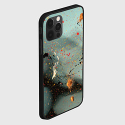 Чехол для iPhone 12 Pro Max Светлый туман и разные краски, цвет: 3D-черный — фото 2