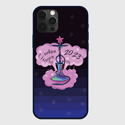 Чехол iPhone 12 Pro Max Кальян с гирляндой