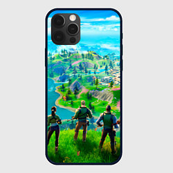 Чехол для iPhone 12 Pro Max Фортнайт, цвет: 3D-черный