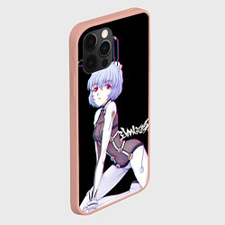 Чехол для iPhone 12 Pro Max Evangelion Рей Айанами, цвет: 3D-светло-розовый — фото 2