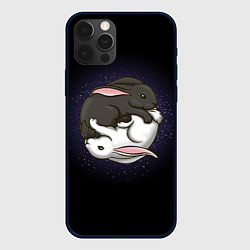 Чехол iPhone 12 Pro Max Кролики Инь-Янь